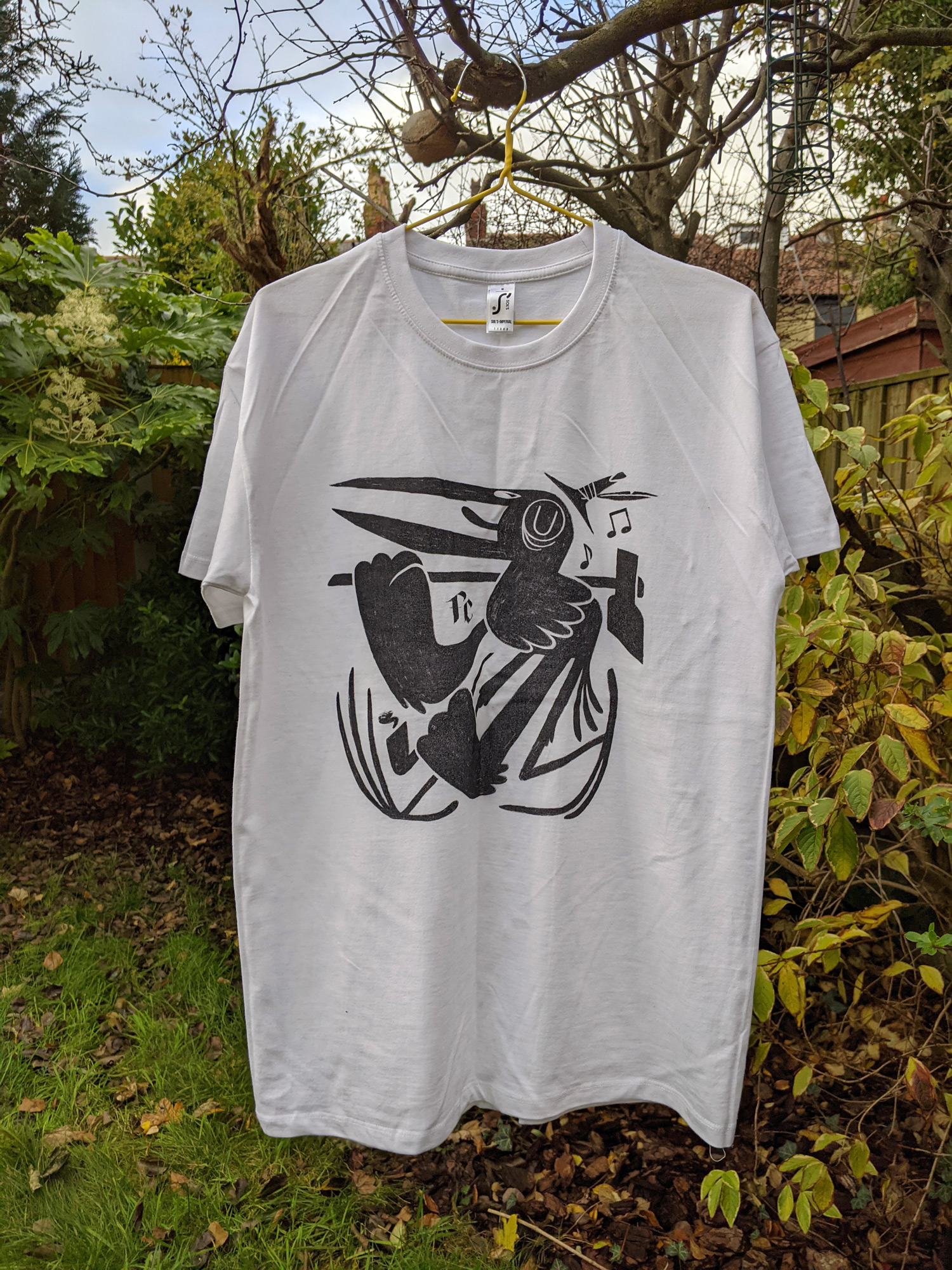 Corvus corax #1 - Unisex Jersey Short Sleeve Tee - Image 8