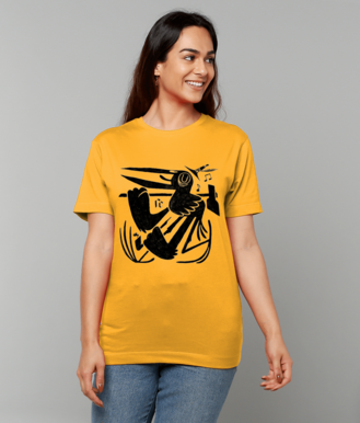 Corvus corax #1 - Unisex Jersey Short Sleeve Tee - Image 9